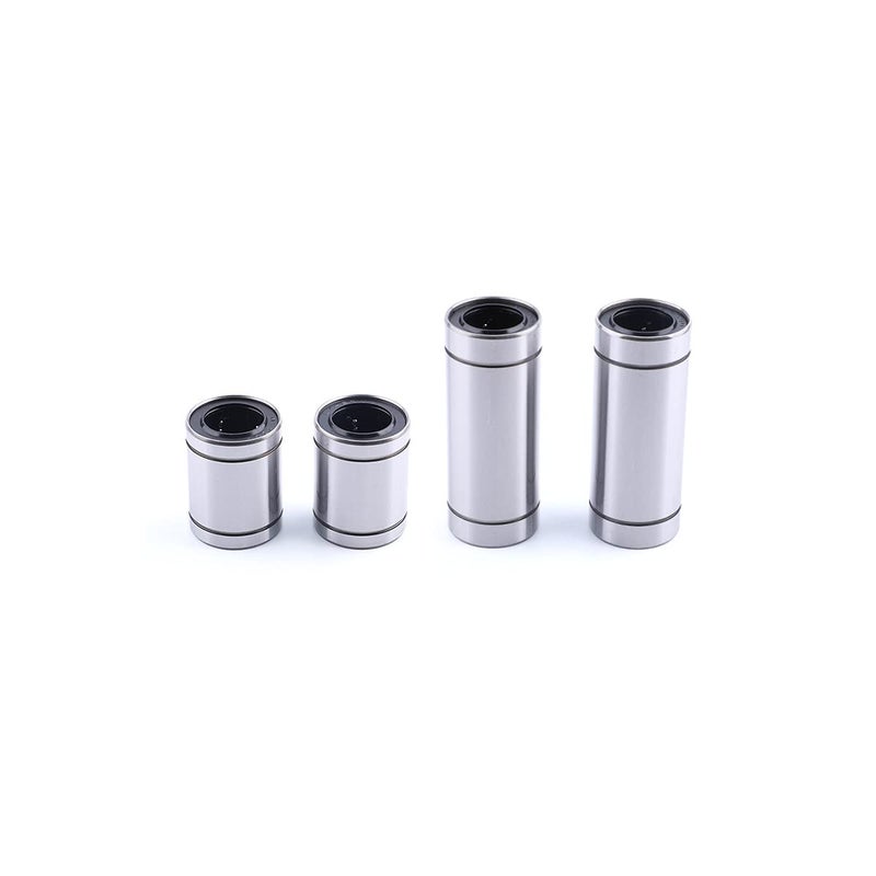 Edinstry LM10LUU Linear Ball Bearing, Bore Dia 10 mm, OD 19 mm, Width 55 mm, Used for Mechanical Sliding Tables, CNC Machine Tools, 3D Printers, Silver 2pcs - Image 5